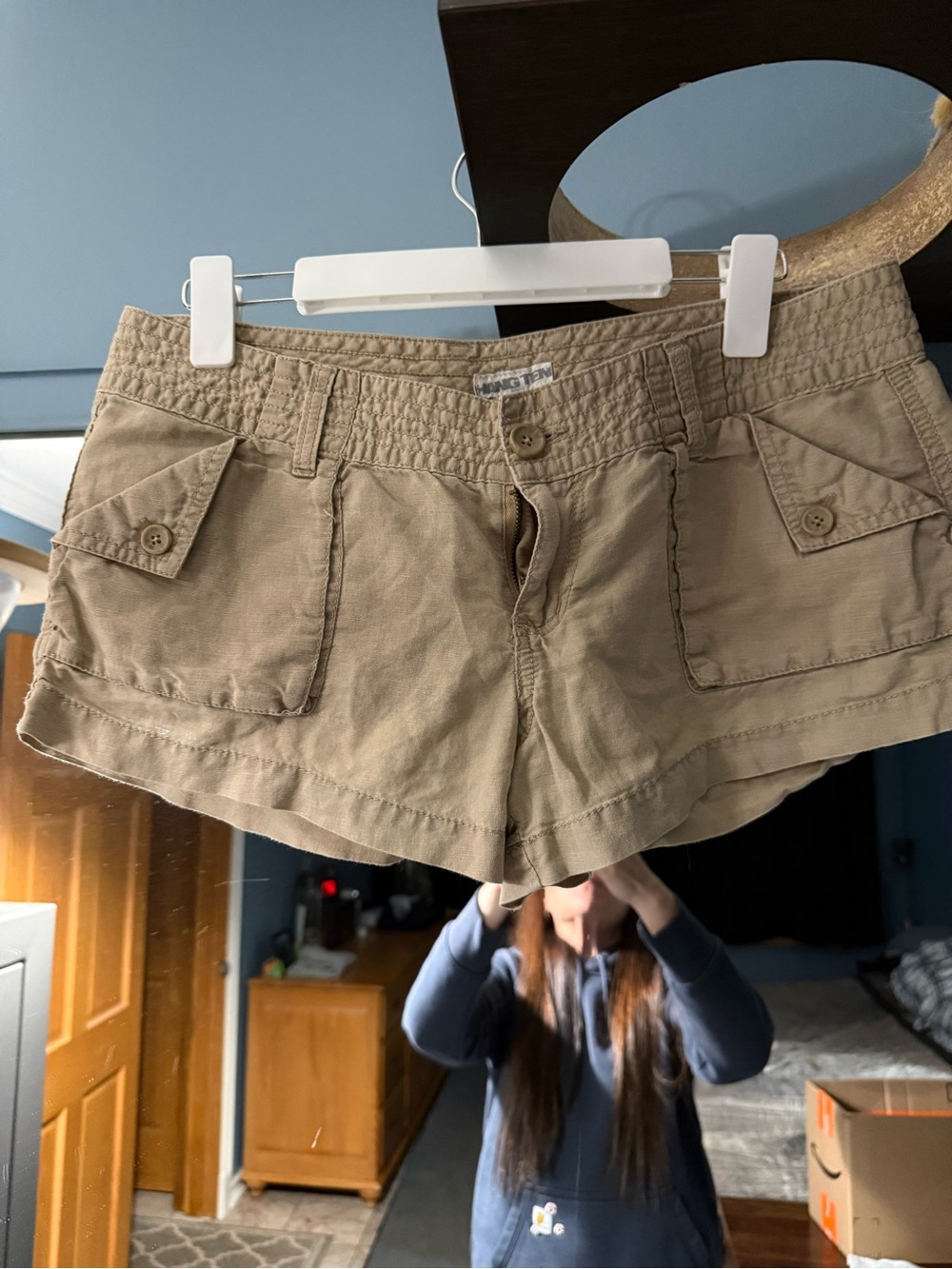 Women’s Hang Ten Khaki Cargo Pocket Shorts